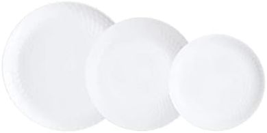 Servicio de vajilla Luminarc Pampille Blanco (18 piezas)
