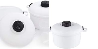 Olla Multiusos Microondas Quick Cook Pro: 2.8L, 20cm (Blanco)
