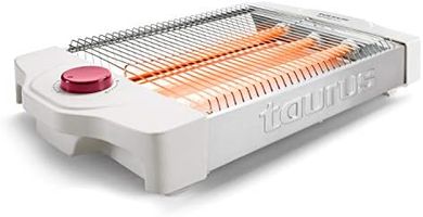 Tostadora Taurus Neptuno Plus: 900W, 2 ranuras, blanca.
