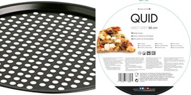 Bandeja pizza acero negro, 30cm
(Black steel pizza tray, 30cm)