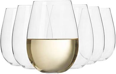 Copas Vino Blanco Harmony: 6 piezas, 500ml, aptas lavavajillas.
