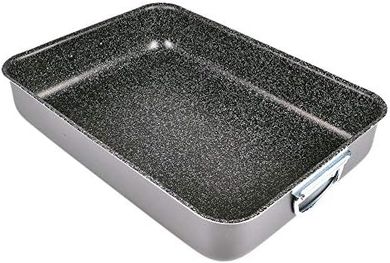 Bandeja horno Alluflon Tradizione: piedra antiadherente, lavavajillas (37x26.5x7cm)