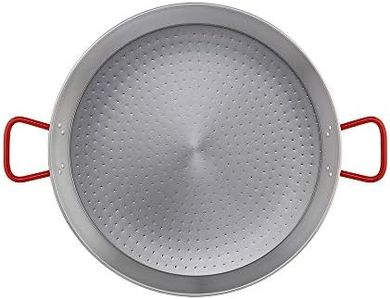 Paellera de acero pulido 55 cm (16 raciones)