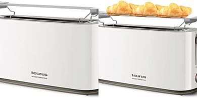 Tostador Taurus MyToast:  Bollos Perfectos (1000W, Blanco)
