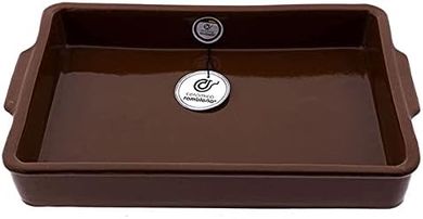 Bandeja horno rectangular refractaria Rambleña (40.5x26x5.8cm)