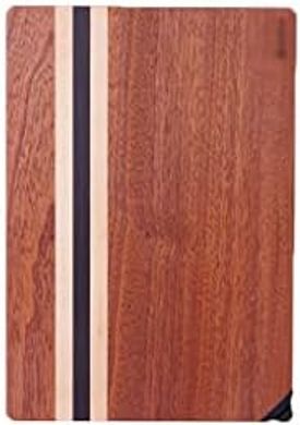 Tabla de cortar premium doble cara, madera, grande, con afilador.
