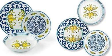  vajilla de porcelana Excelsa Amalfi 18 piezas
