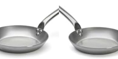 Sartén De Buyer hierro, mango inox, 24 cm