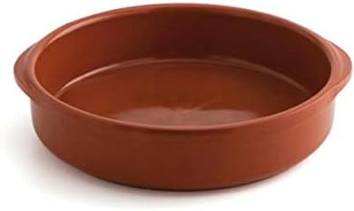 Cazuela de Barro Miel 24cm (1.2L) con asas