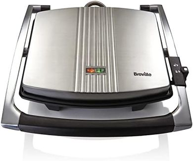 Sandwichera Breville: Prensa para sándwiches y paninis, 4 rebanadas, acero inoxidable