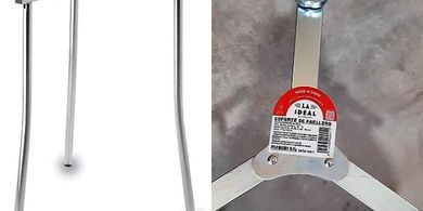 Soporte Paellero Lacor Butano Aluminio Gris 56cm