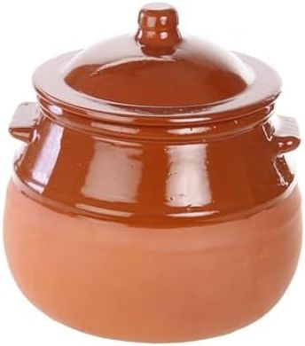 Cazuela de barro: Olla tradicional para guisos (2L)
