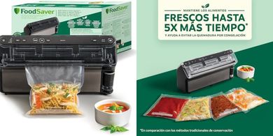 FoodSaver Elite: Envasadora al vacío, líquidos, larga duración.
