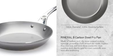 Sartén De Buyer Hierro Mineral B, 24 cm