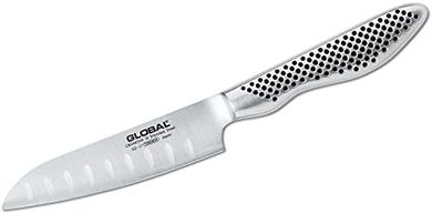 Cuchillo Santoku Global GS-57: Acero CROMOVA 18, 11cm
