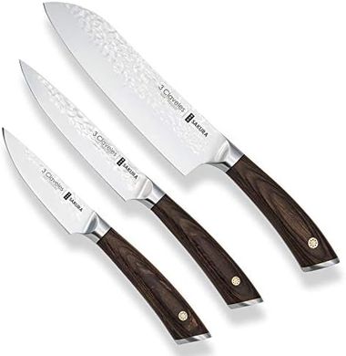 Juego de 3 cuchillos Sakura Cocina 3 Claveles
