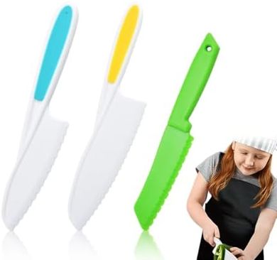 Juego de cuchillos de cocina para niños (3 piezas)
