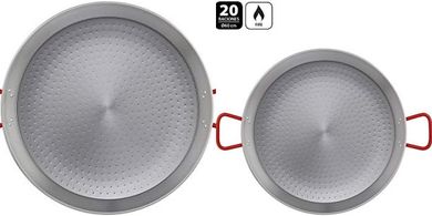 Paellera Acero Pulido 60cm (20 raciones)