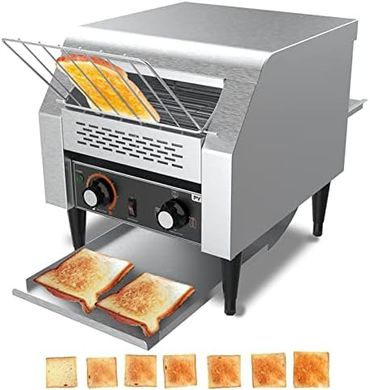 Tostadora Automática de Cadena Comercial: Horno de Acero Inoxidable