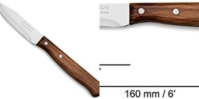 Arcos Latina Paring Knife, 65mm Blade, Wood Handle
