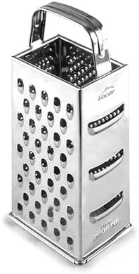 Rallador Lacor 6 en 1: robusto, acero inoxidable 18/10, 4 caras.